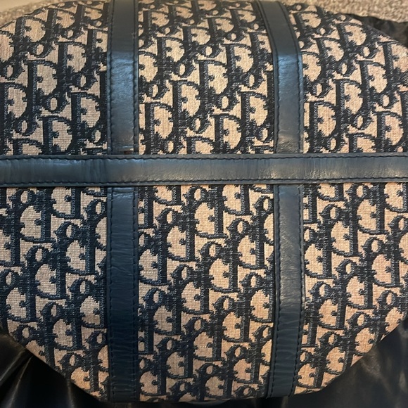 💎Authentic vintage Dior trotter canvas leather Boston bag w/original tags - Picture 16 of 16